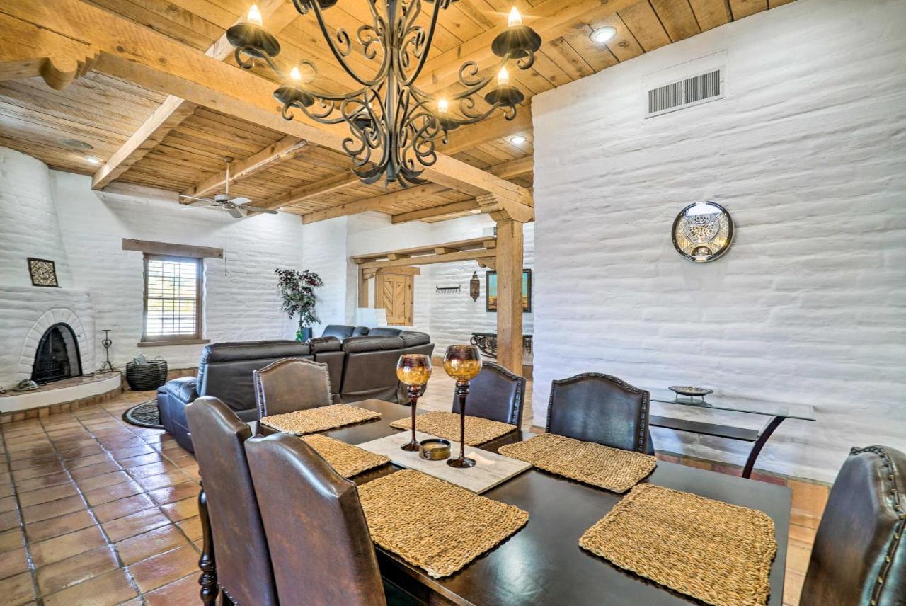 Las Cruces Home La Casa Blanca With Courtyard Exterior photo